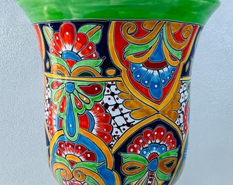 Olla de copa de Talavera
