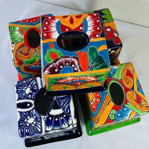 Talavera Kleenex holder