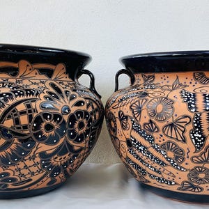 Olla de Talavera michoacana