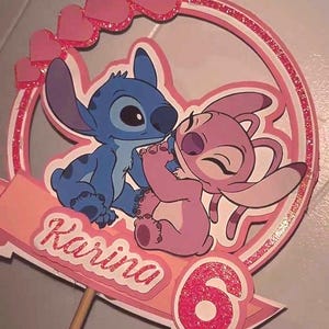 Custom Stitch Cake Topper