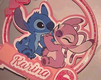 Custom Stitch Cake Topper
