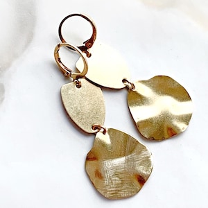 Handmade Solid Brass Earrings