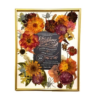 Wedding Flower Preservation Real Pressed Flower Anniversary Gift Bouquet Preservation image 3