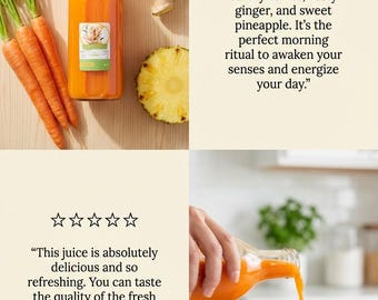 Carrot Gold Ginger Juice 34 oz