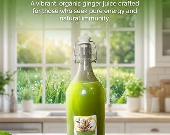 Cucumber Gold Ginger Juice  17 Oz