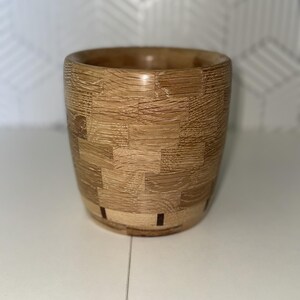 Hand Turned White Oak Wood Bowl