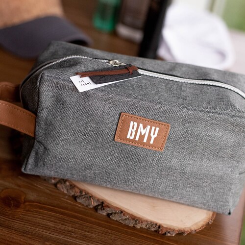 Groomsmen Toiletry Bag Personalized Mens Dopp Kit Husband Etsy