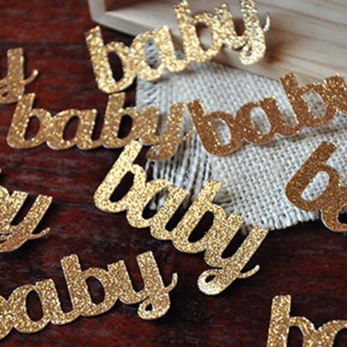 Baby Confetti for Baby Shower Table Decoration 25CT. Etsy