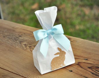 bunny favor bags etsy