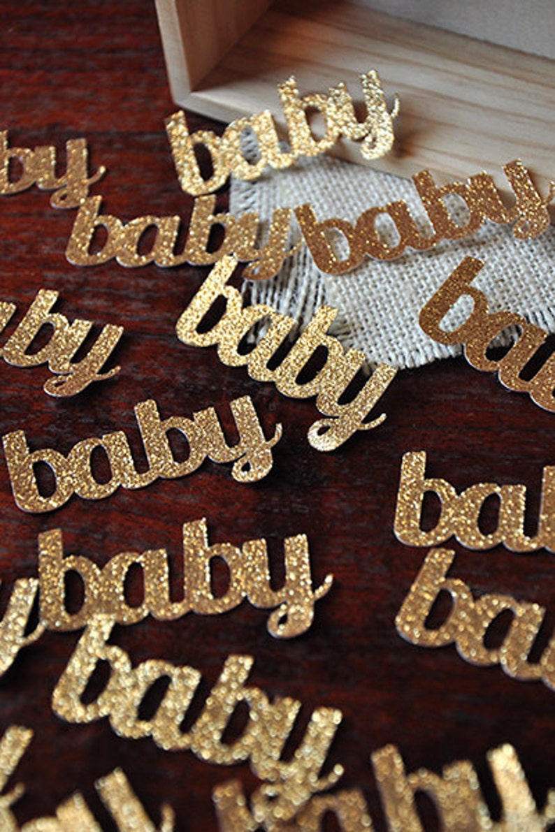 Baby Confetti for Baby Shower Table Decoration 25CT. Etsy