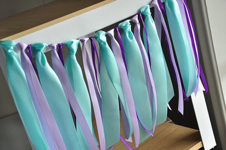 Under the Sea Party Supplies Ribbon Highchair Garland.
