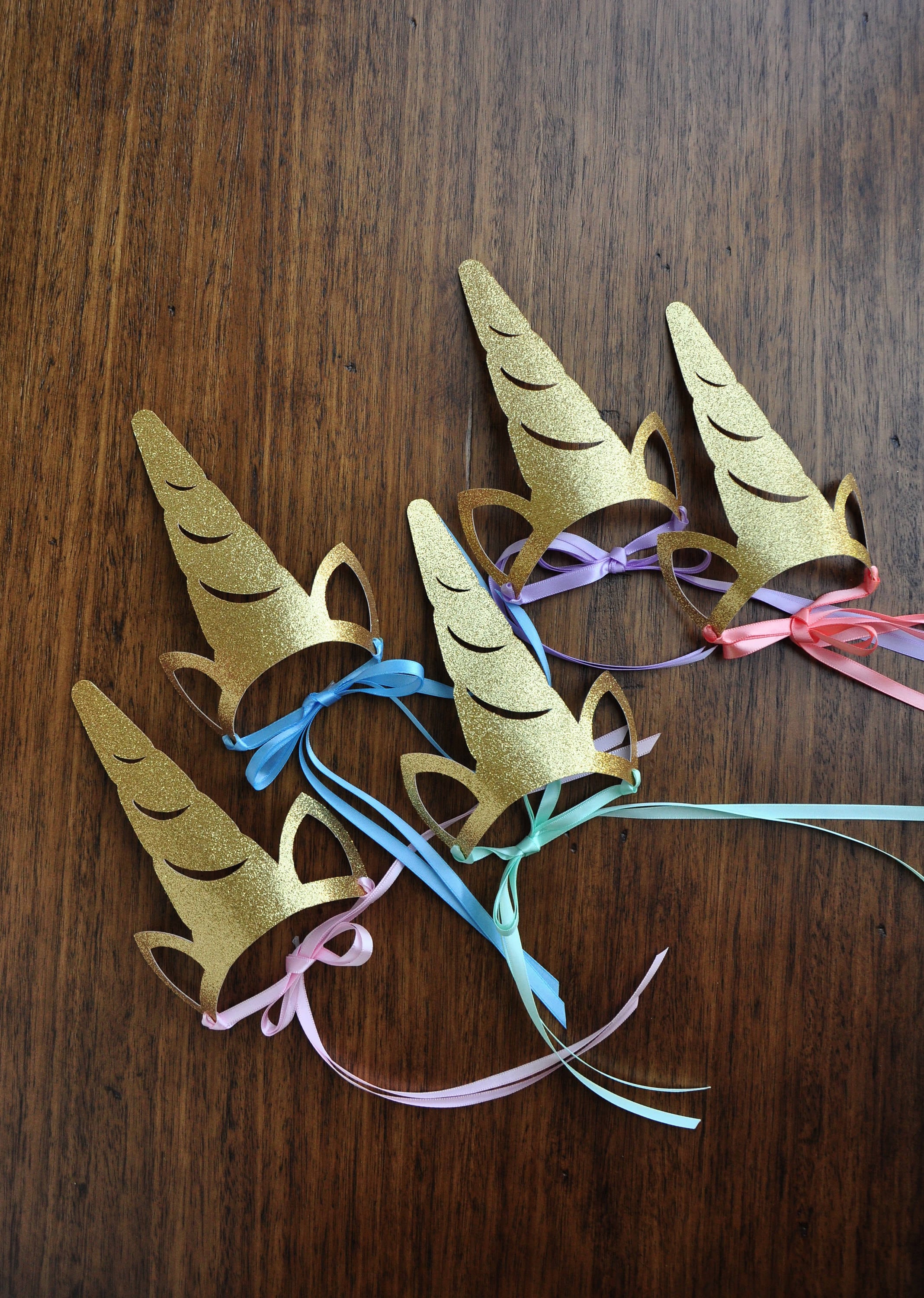 Unicorn Headband. Unicorn Crown Horn.  Unicorn Party Favors for Rainb…