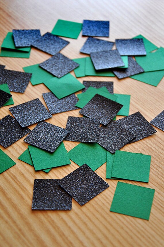 Pixel Konfetti Fur Eine Minecraft Party Gruner Und Etsy