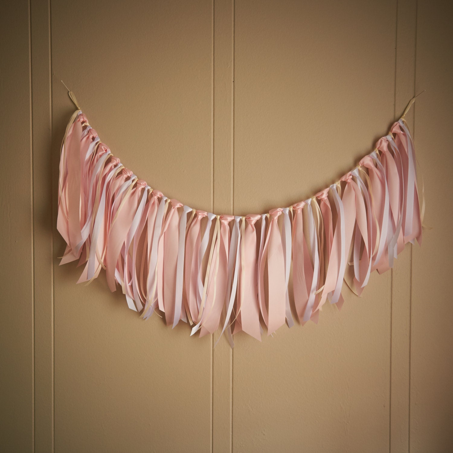 Fabric Garland Backdrop. Fabric Garland Banner. Ribbon Garland Etsy