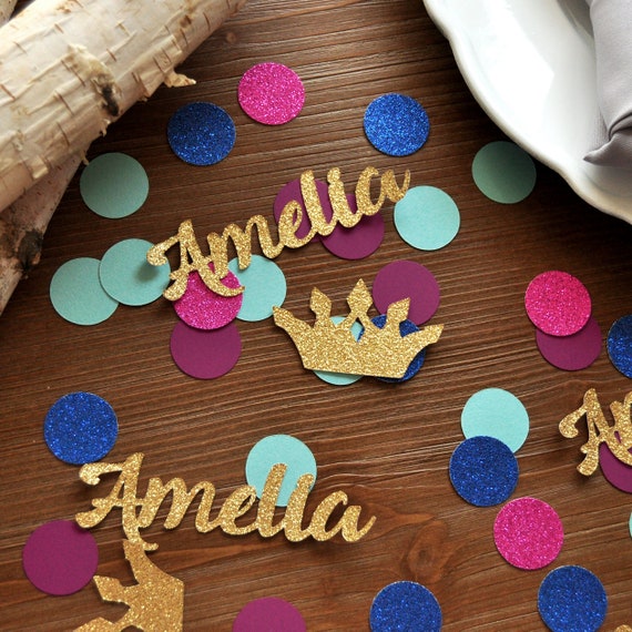 Frozen Party Decorations. Name Confetti. (50ct) Custom Confetti for Frozen Birthday. Il_570xn