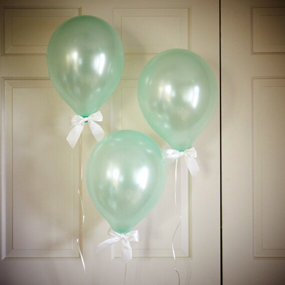 mint green party decor