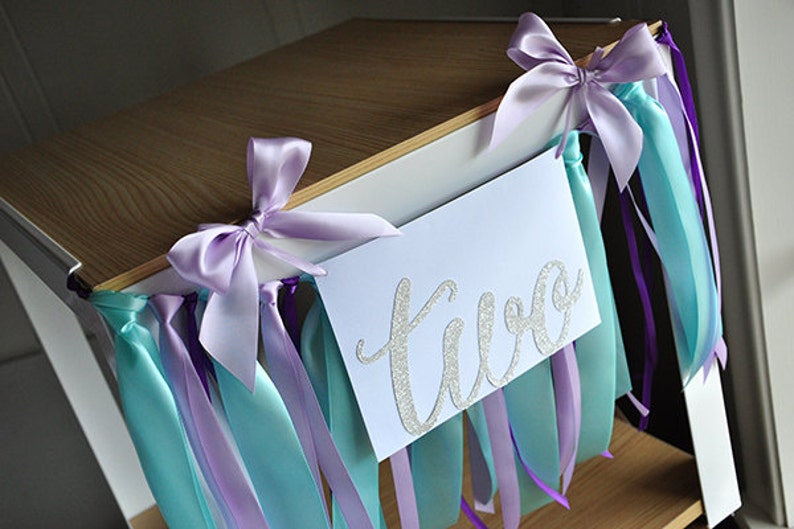 Under the Sea Party Supplies Ribbon Highchair Garland.