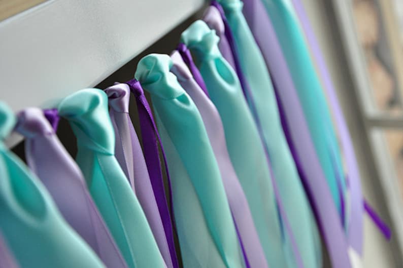 Under the Sea Party Supplies Ribbon Highchair Garland.
