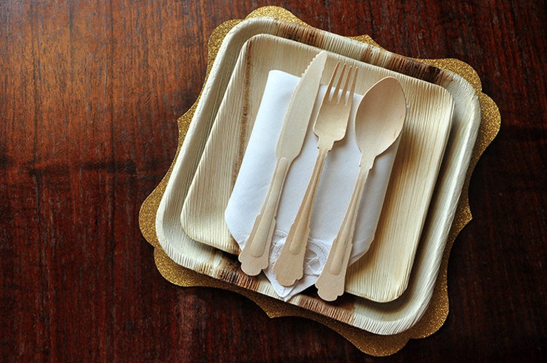 wooden cutlery