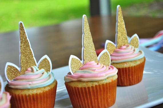 Unicorn Cupcake Toppers 12 Per Package Birthday Party Supplies Horn Confetti Momma Unicorn Cupcake Toppers 12 Per Package Birthday Party Supplies Horn Confetti Momma