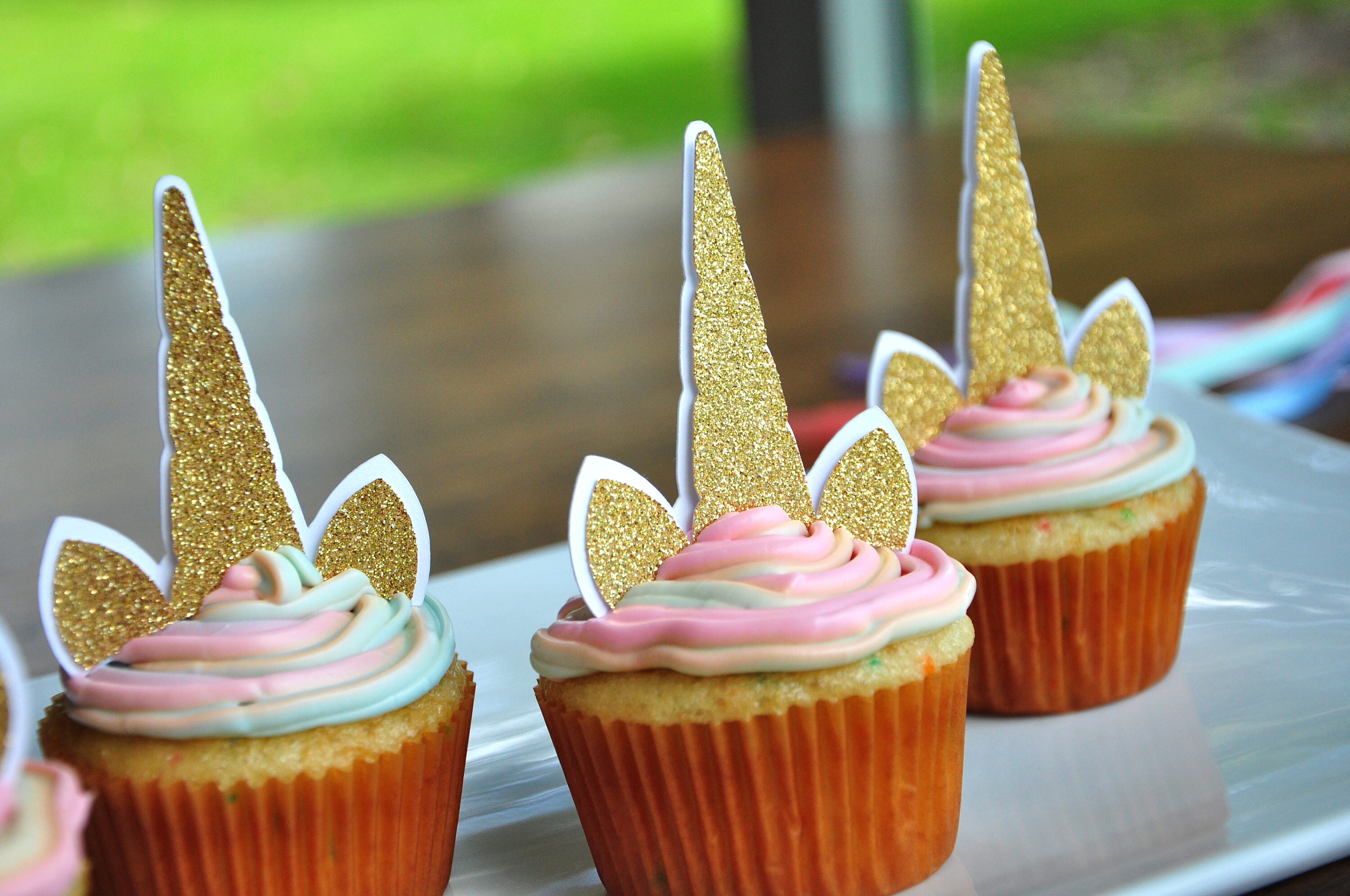 Unicorn Cupcake Toppers (12 Per Package). Unicorn Birthday.  Unicorn …
