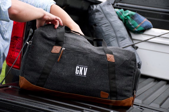 Groomsmen Gift Ideas(Qty. 1). Personalized Gift for Men. Monogrammed Duffel Bag. Gift for Him.G22WD. Il_570xn