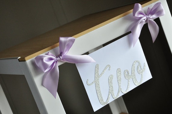 Two Banner. 2nd Birthday Party Decorations. Highchair Banner. Il_570xn