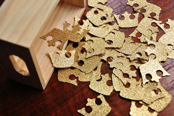 Royal Prince Baby Shower Decorations. Crown Confetti 50CT. Il_570xn