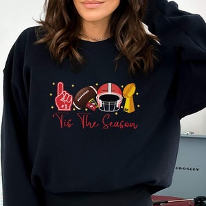 Kansas City Football T-shirt Hoodie Sweatshirt, Vintage Style Kansas City Football Crewneck, Football Sweatshirt, Kansas City Fan Gifts