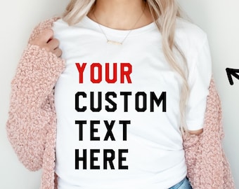 Custom T-shirt, Concert Tour T-shirt, A Lot Going on At the Moment shirt, Trendy Customizable shirt, Tween Trendy Shirt, Girl Red Black Text