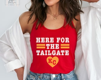 Tailgate Game Day Kansas City Football Women's Tank Top Racerback