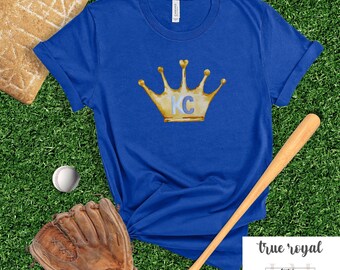 Kansas City Baseball T-shirt, Kansas City baseball Fountains Up shirt, Kansas City Shirt, Royal Blue White Baseball Tee, KC Baseball T-shirt