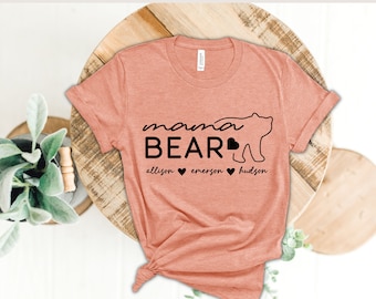First Time Mom Gift, Mama Bear Tshirt, Mom Shirt, Don't Mess With Mama Shirt, Baby Shower Gift, Mama Bear, New Mom Gift, Mom Shirt