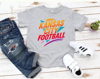 Youth Kansas City Sweatshirt, Kansas City Sweatshirt for Girls, Kansas City Football Shirt, Kids Kansas City Shirt, Kansas City Kids T-Shirt