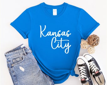 KC T-shirt, Kansas City Kingdom, Kansas City Football T-shirt, Red Gold Kingdom Shirt, Vintage Kansas City, KC Football Shirt, KC Baseball