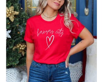 Kansas City Football T-shirt Hoodie Sweatshirt, Vintage Style Kansas City Football Crewneck, Football Sweatshirt, Kansas City Fan Gifts
