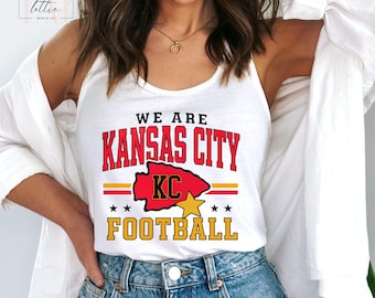 Vintage Kansas City Football Women's Tank, Kansas City Razorback, KC Football T-shirt, Football shirt, Kansas City Football Gift, Gift Women