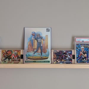 2 in 1 Wooden Trading Card Display Shelf/Stand image 16