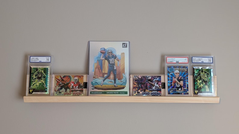 2 in 1 Wooden Trading Card Display Shelf/Stand image 16