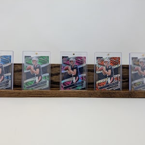 2 in 1 Wooden Trading Card Display Shelf/Stand image 7