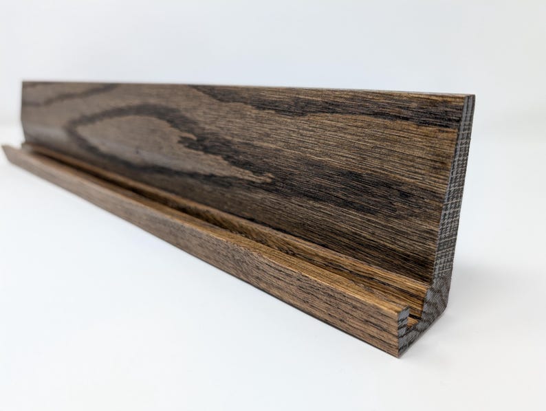 2 in 1 Wooden Trading Card Display Shelf/Stand image 2