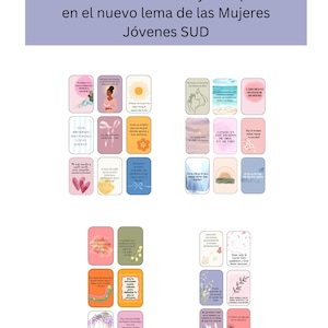 Tarjetas de Afirmaciones para Mujeres Jóvenes SUD