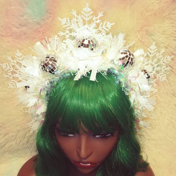 hippie flower headpiece