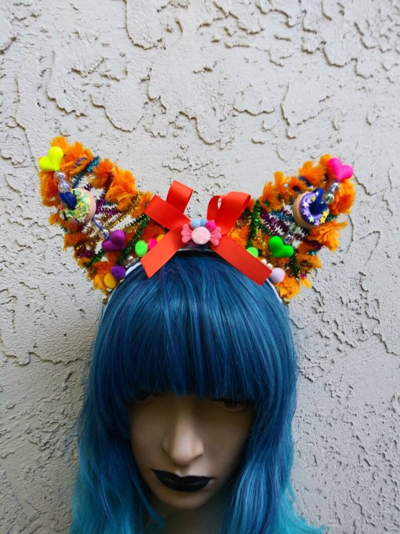 Pipe Cleaner Cat Ears Headband Unique Cat Ears Etsy