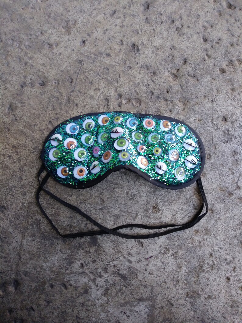 Creepy Googly Eyes Sleeping Eye Mask Etsy
