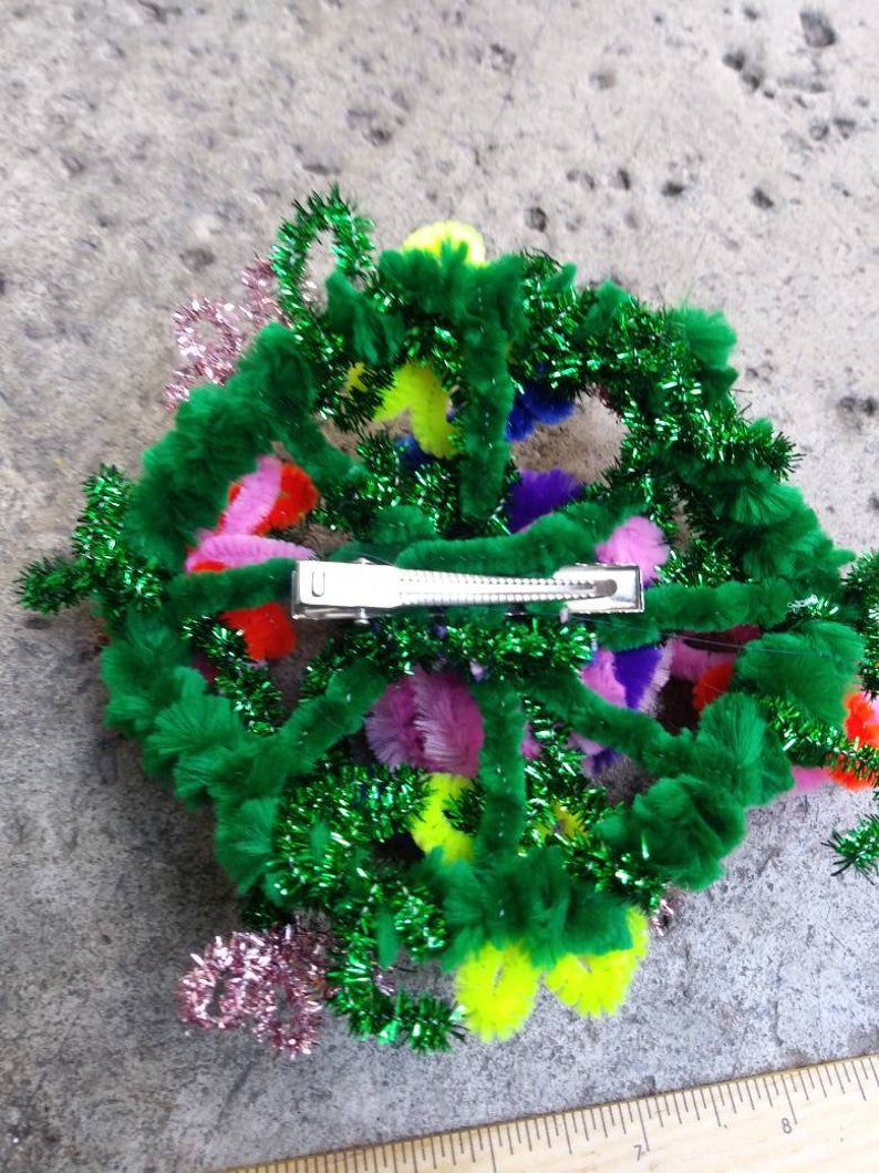 Flower Fascinator Clip Floral Pipe Cleaner Fascinator