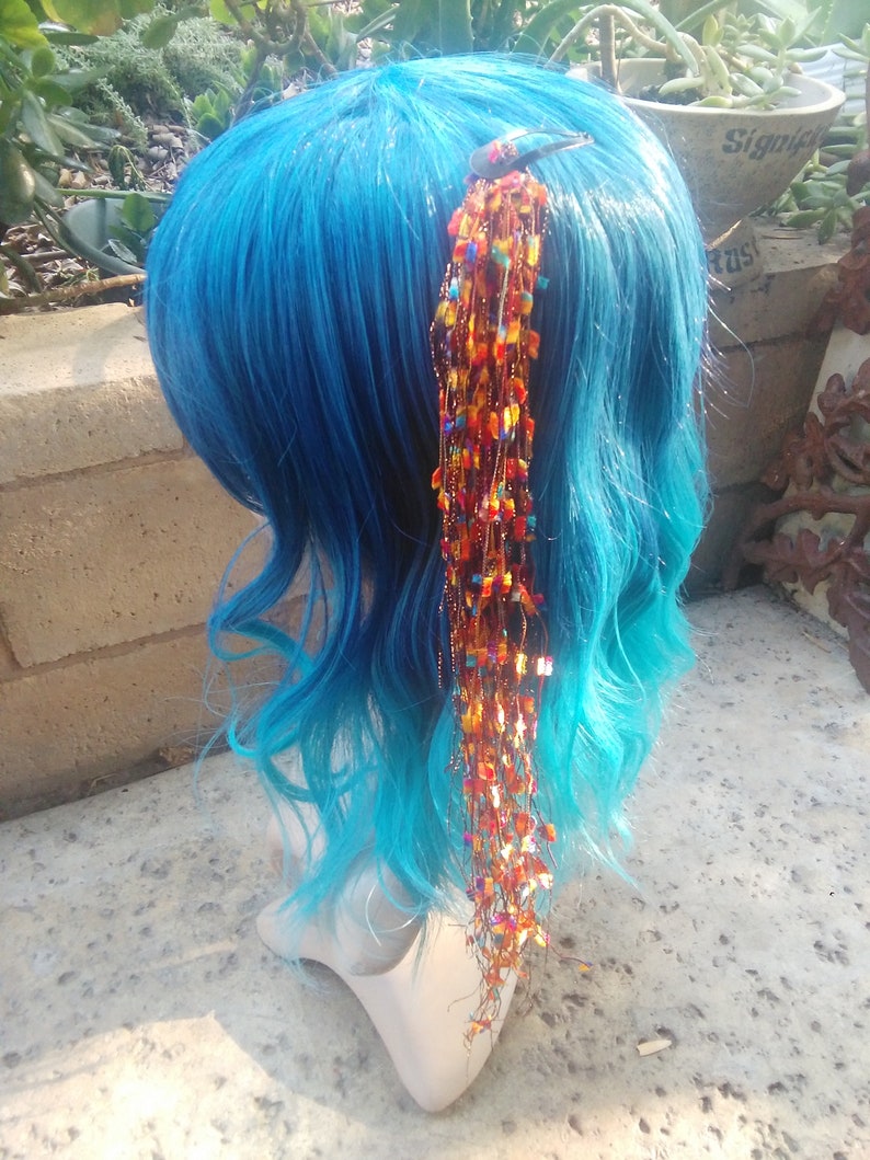 Art Yarn Falls Yarn Falls Yarn Extensions Hair Falls Etsy