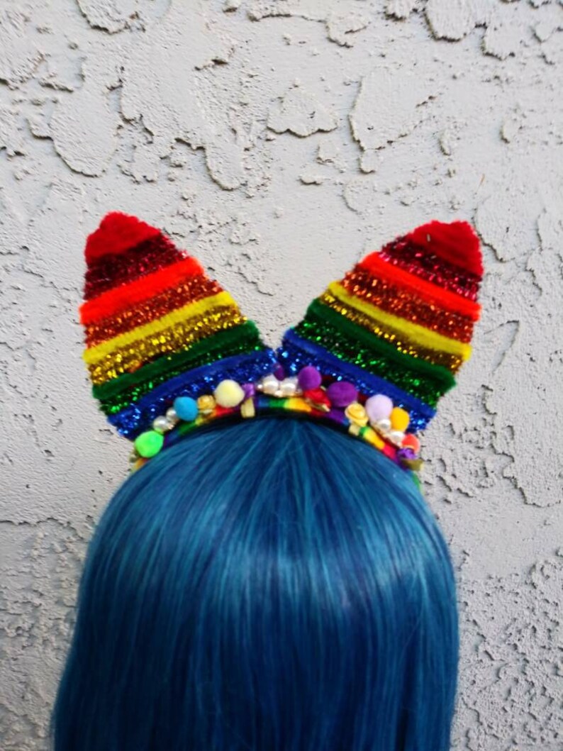 Pipe Cleaner Cat Ears Headband Unique Cat Ears Etsy