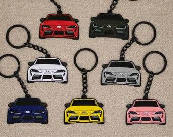 Toyota Supra Molded Keychain for Supra Owners | Perfect Gift for Supra Enthusiasts