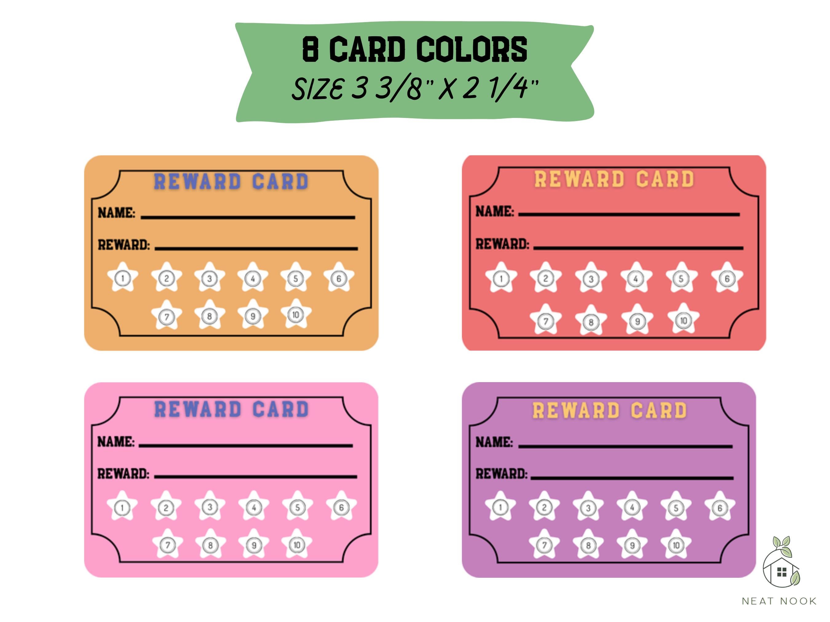 Printable Punch Cards | Incentive Reward for Students | Back to School ...